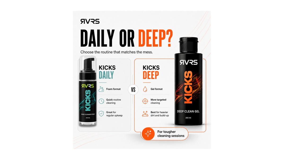 RVRS KICKS DAILY versus KICKS DEEP comparison guide