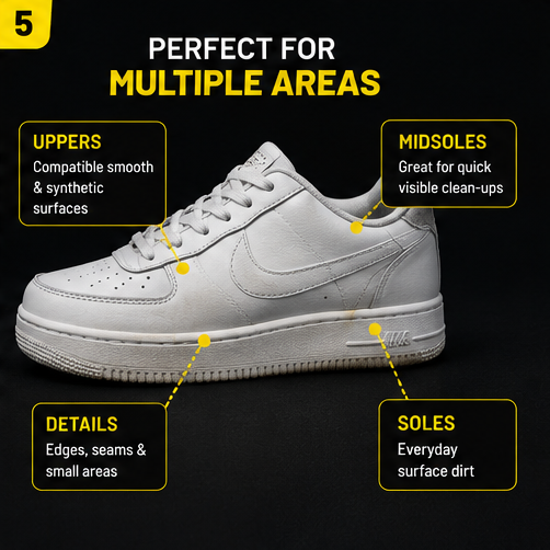RVRS KICKS WIPES suitable for uppers midsoles details and soles