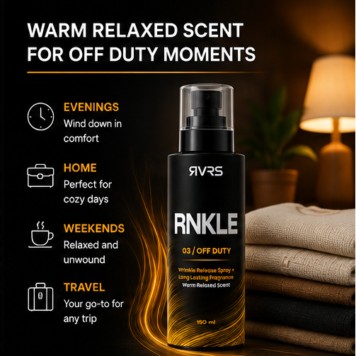 RVRS RNKLE 03 OFF DUTY warm relaxed scent for evenings home weekends and travel