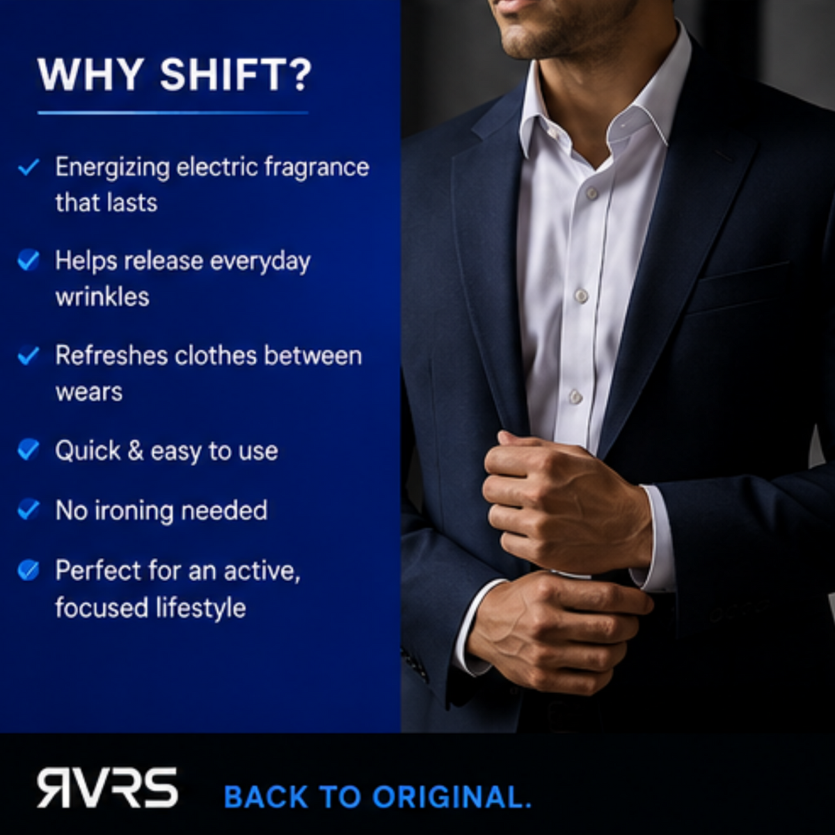 RVRS RNKLE 02 SHIFT benefits for an active focused lifestyle