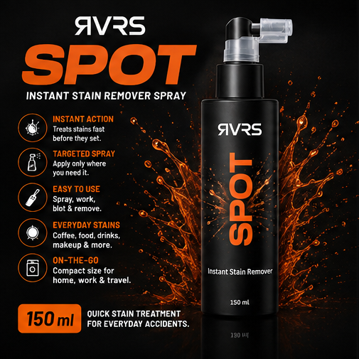 RVRS SPOT instant stain remover spray product overview and benefits